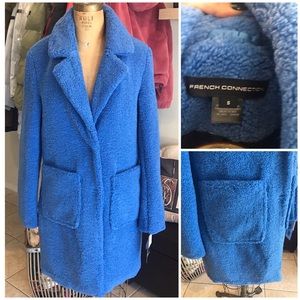 French Connection Vegan Faux Fur Coat